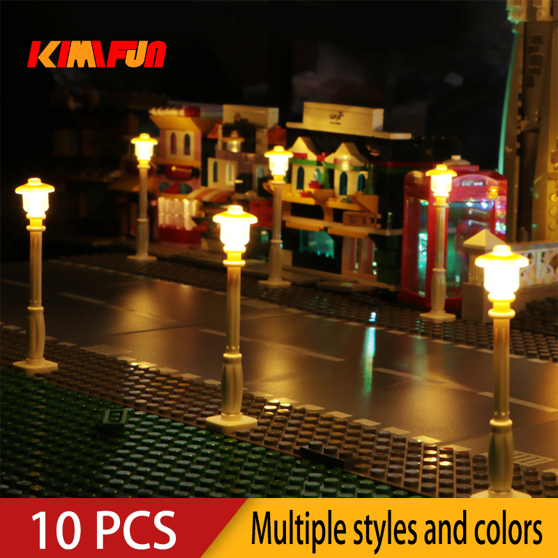 Lego Set City - 10PCS 0.8mm Pin RGB LED Building