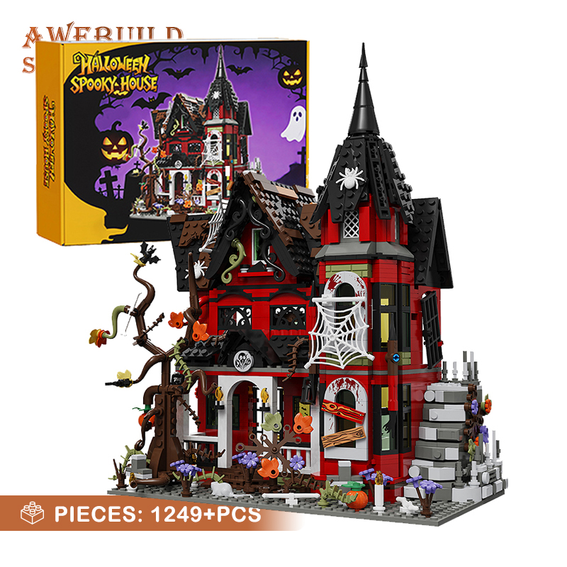 1249Pcs Haunted House Bricks 3 - Lego Set Creator review and price