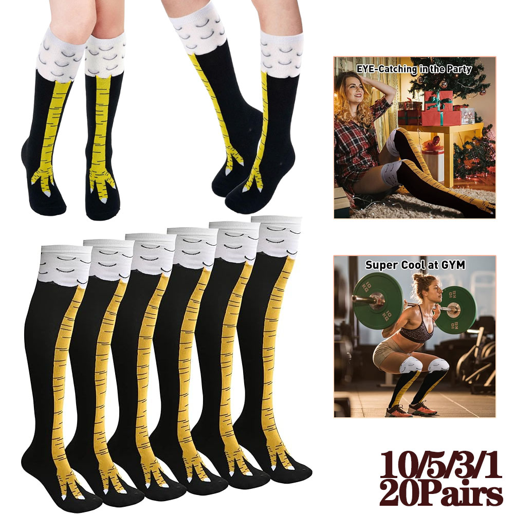 1-20Pairs Funny 3D Chicken Cla - Christmas Stocking Hanging review and price