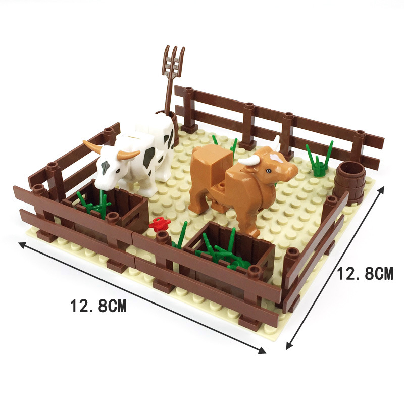 City MOC Farm Scene Cattle pen - Lego Set Creator review and price