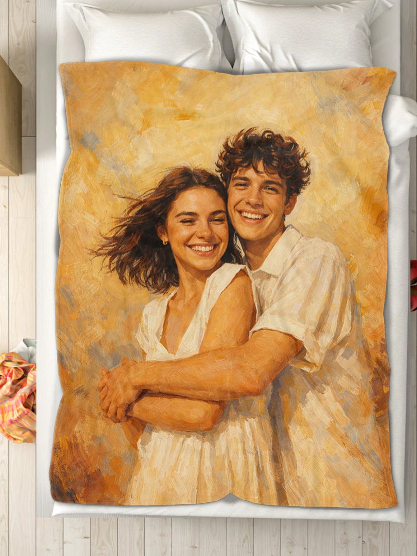 Custom AI Style Photo Blanket  - Christmas Throw Blanket review and price