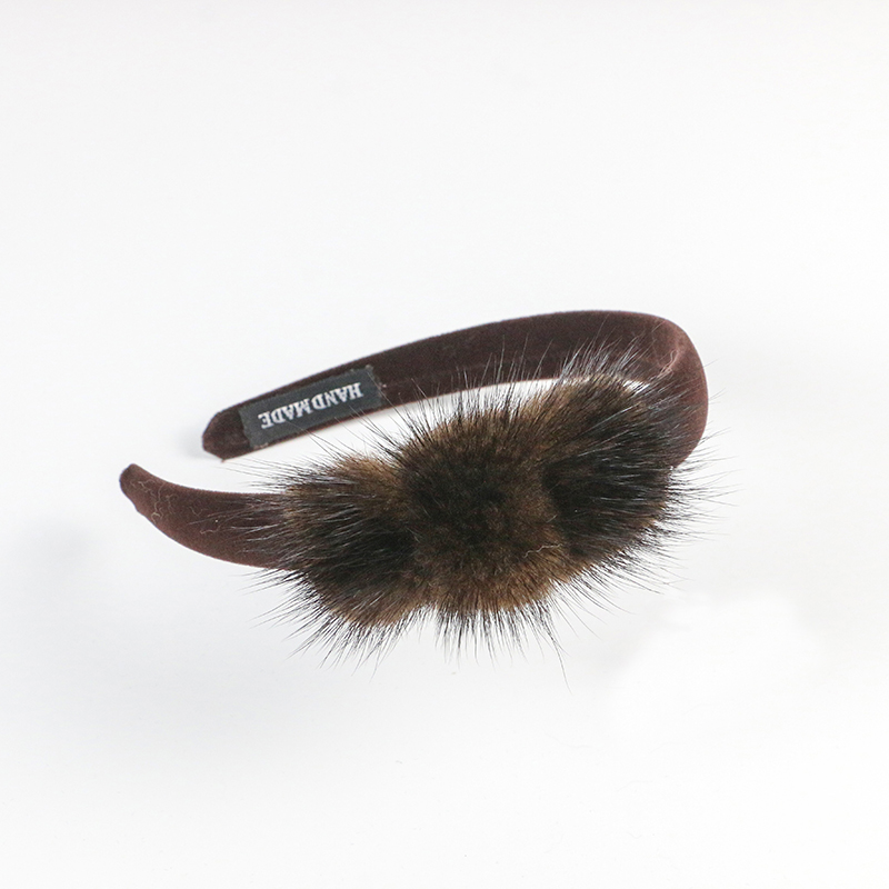 Real Mink Cosmetic Headbands W - Ribbon Bow Gift review and price