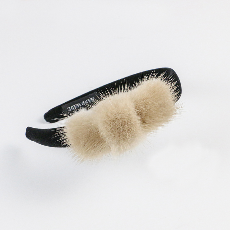 Real Mink Cosmetic Headbands W - Ribbon Bow Gift review and price