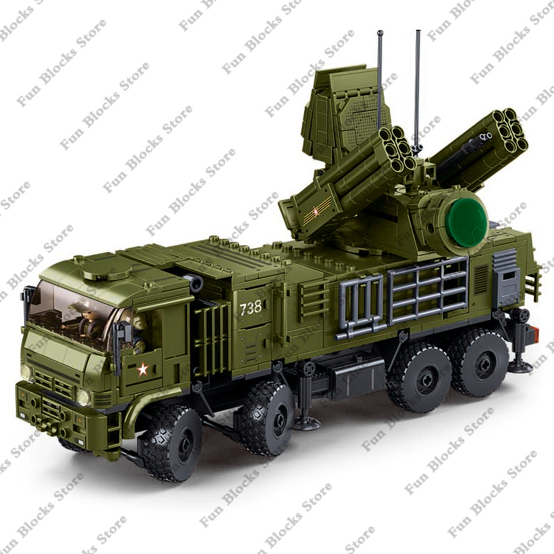 SLUBAN Military Antiaircraft M - Lego Set Creator review and price