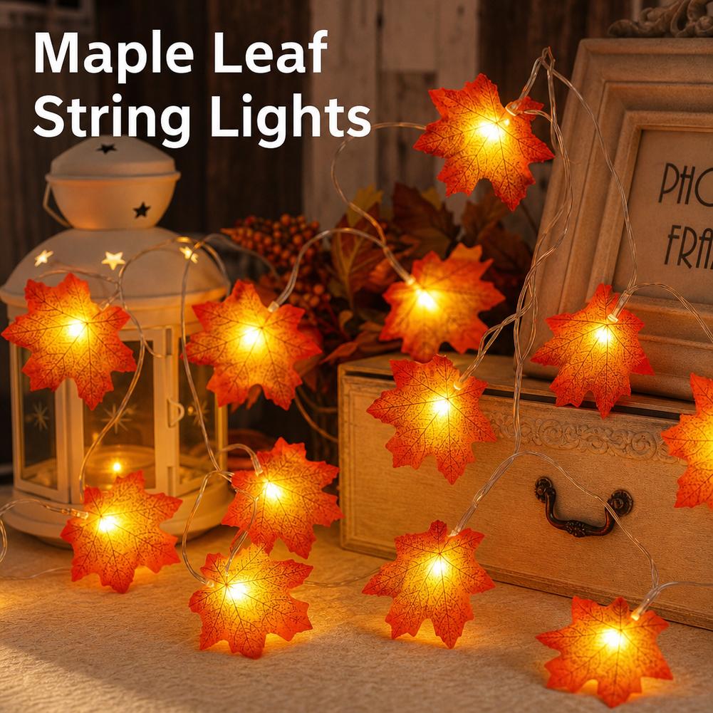 Maple Leaf Garland String Ligh - Led Fairy String Lights review and price