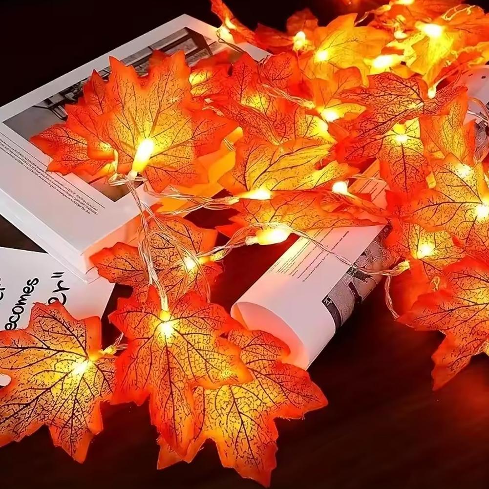 Maple Leaf Garland String Ligh - Led Fairy String Lights review and price