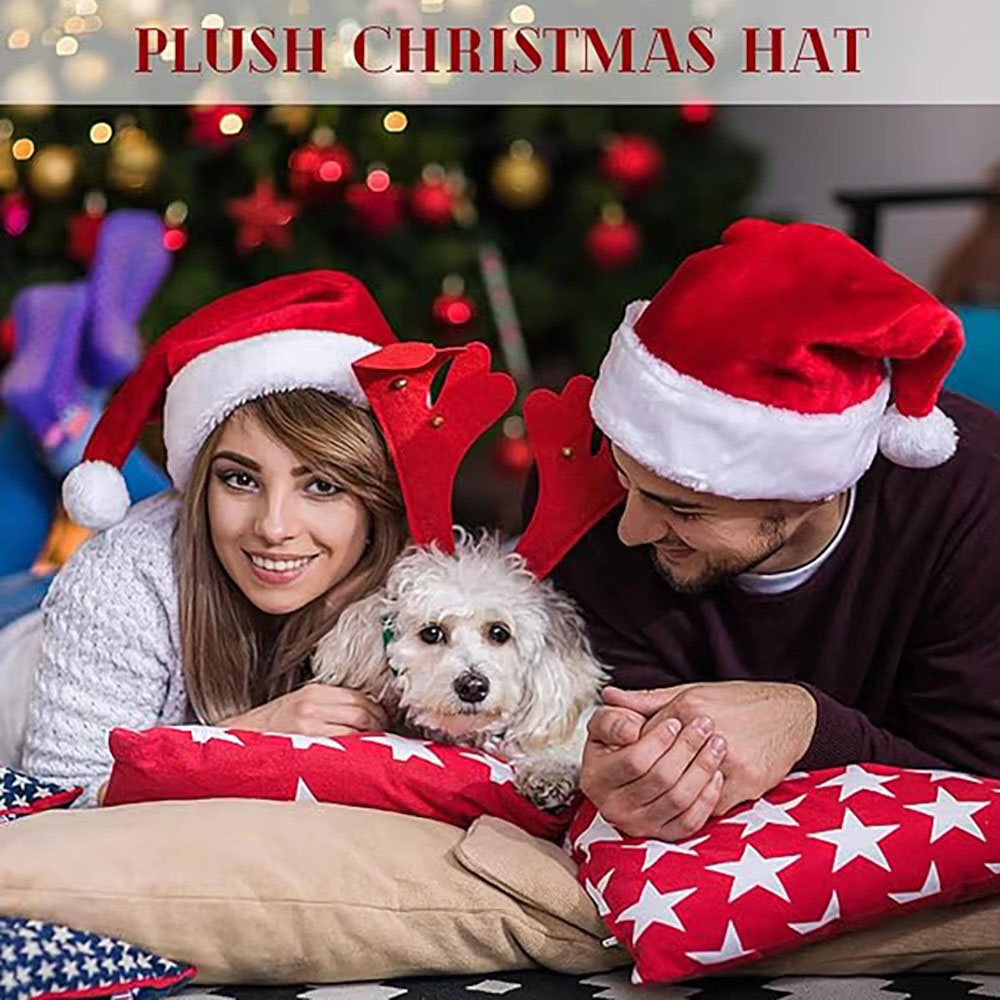 New Christmas Hat Adults Child - Santa Hat Plush review and price