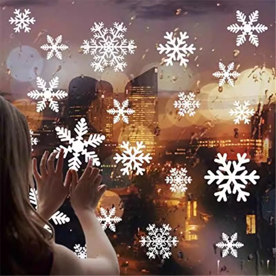 1Set Snowflake Window Stickers - Snowflake Window Decal review and price