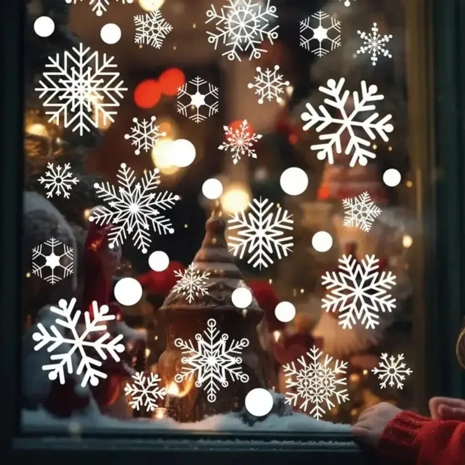 1Set Snowflake Window Stickers - Snowflake Window Decal review and price