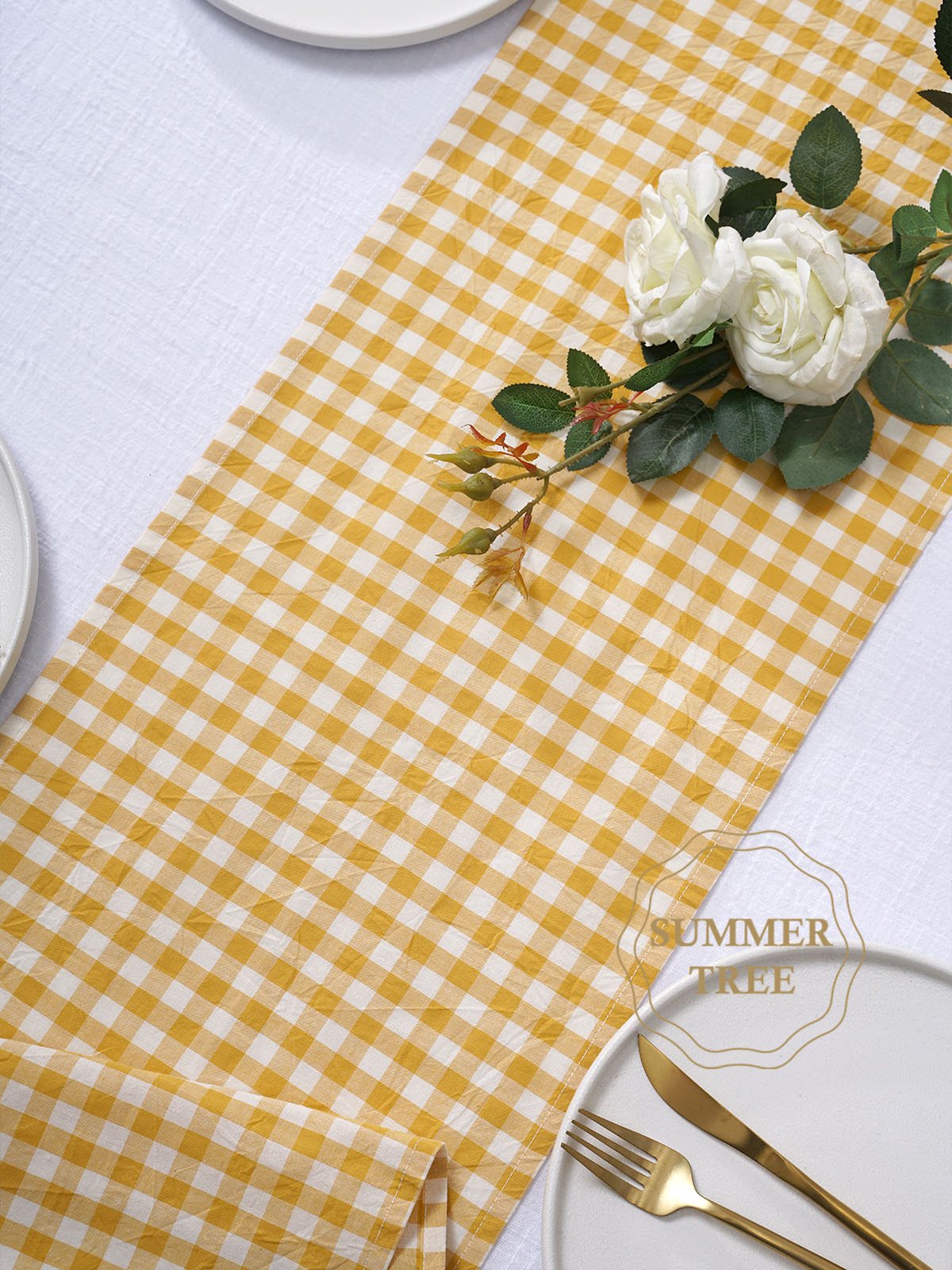 Rustic Plaid Cotton Table Runn - Christmas Throw Blanket review and price