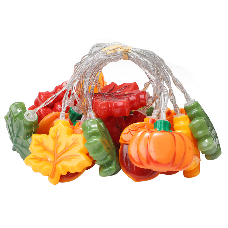 Fall Maple Leaf Pumpkin Acorn  - Led Fairy String Lights review and price