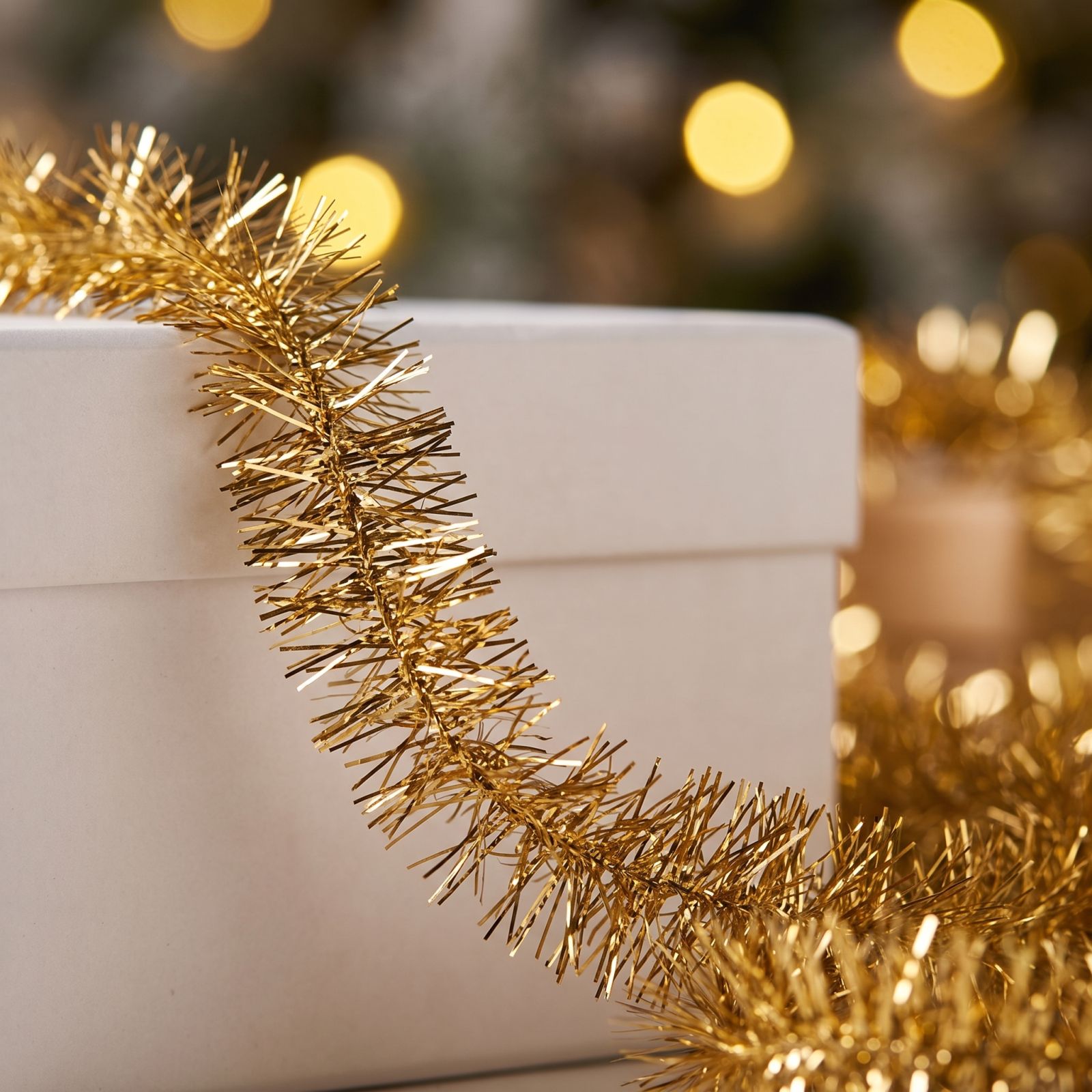 Plastic Wire Garland 5m Long 9 - Tinsel Garland Decoration review and price
