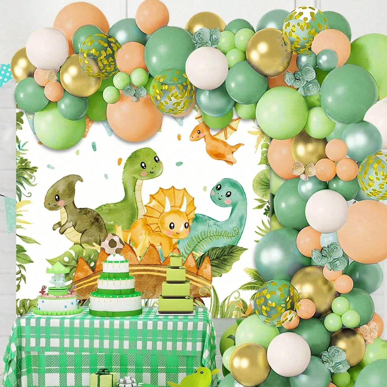 Dinosaur Balloon Set Arch for  - Tinsel Garland Decoration review and price