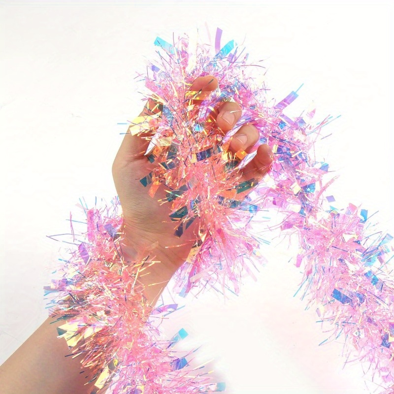 13Ft Pink Christmas Tinsel Gar - Tinsel Garland Decoration review and price