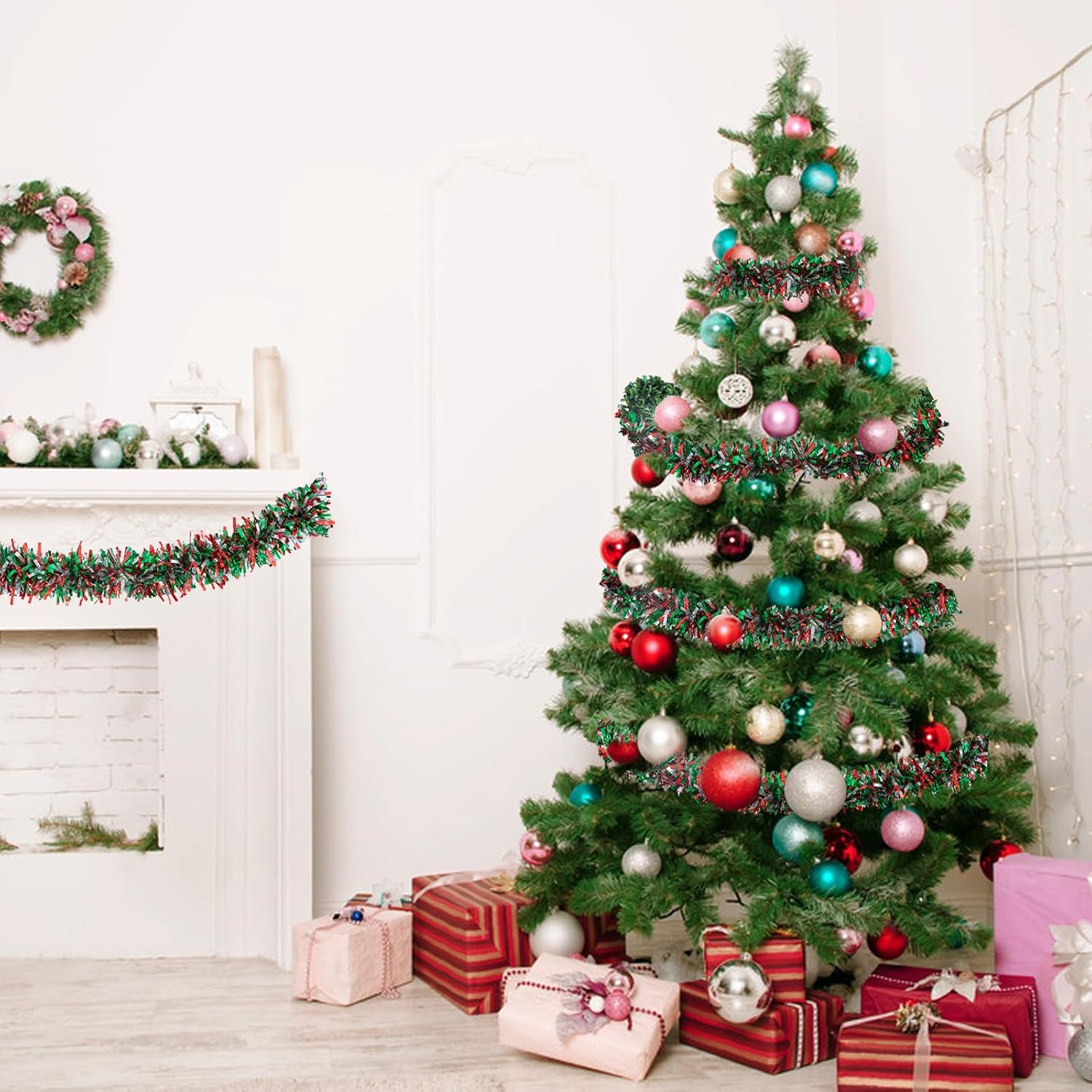2M Christmas Tinsel Garland Ir - Tinsel Garland Decoration review and price