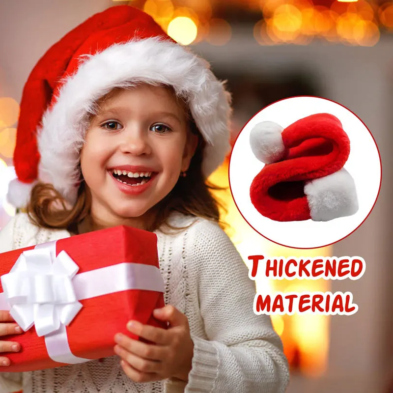 Christmas Santa Hat Xmas Long  - Santa Hat Plush review and price