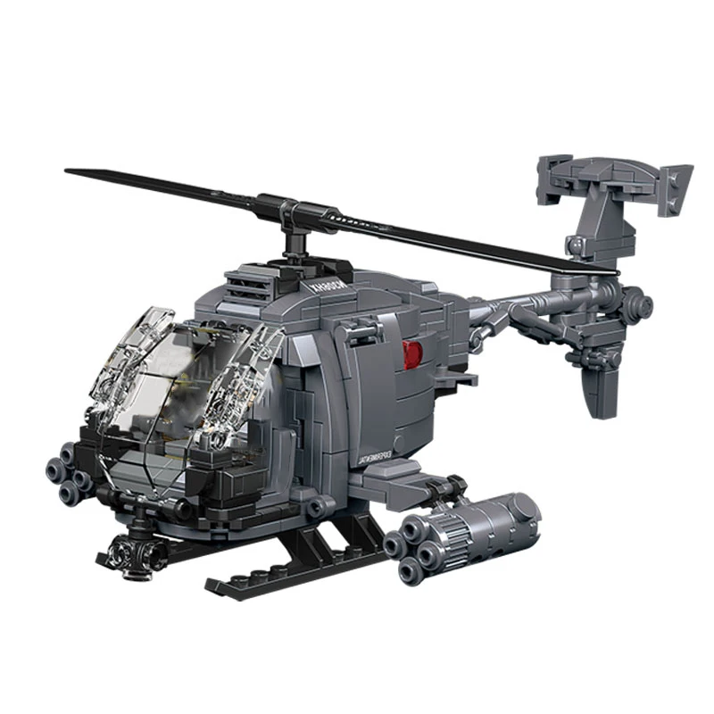 Diy Military  AH-6i Helicopter - Lego Set Creator review and price