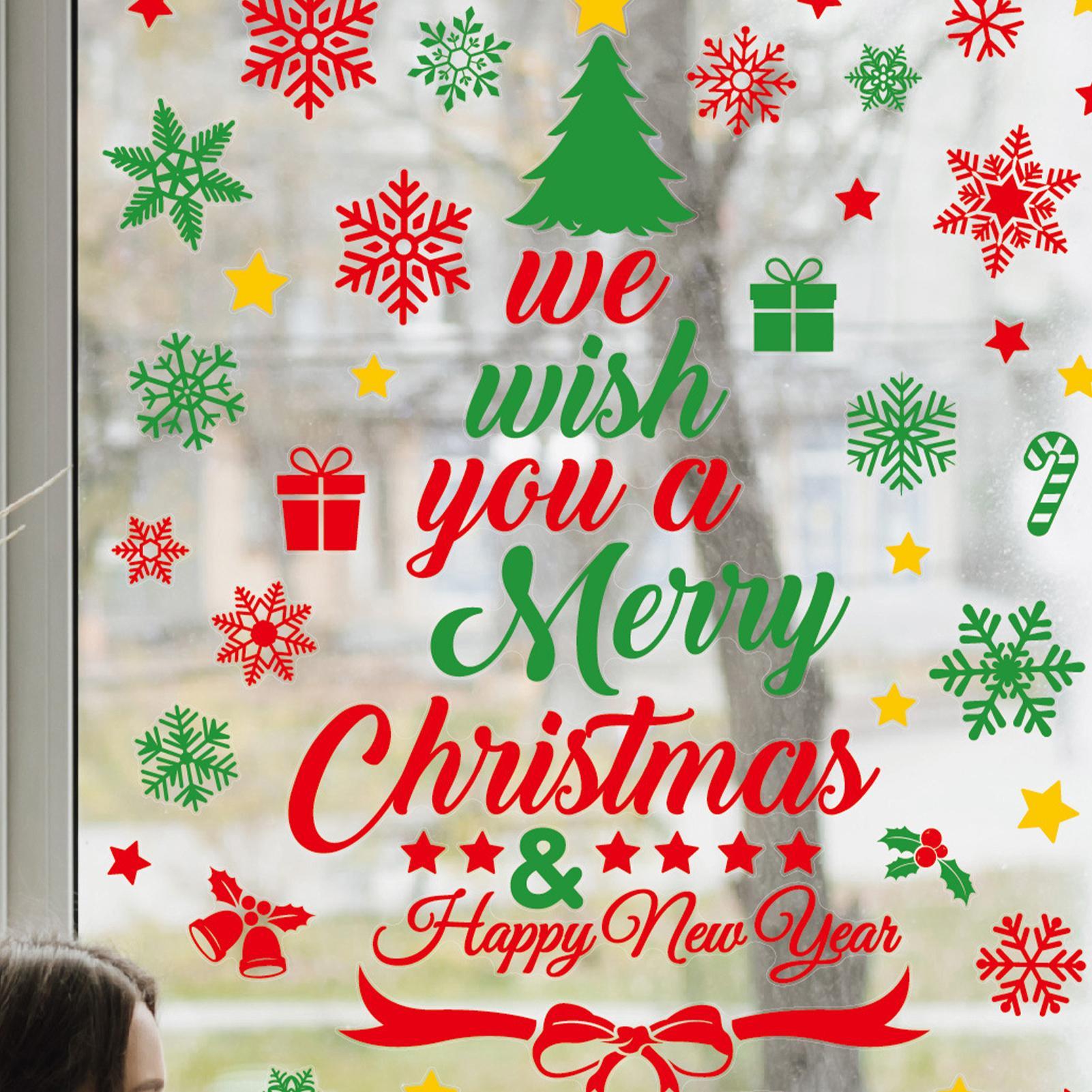 3 Pieces Christmas wall sticke - Snowflake Window Decal review and price